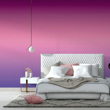 Load image into Gallery viewer, Shades Purple Pink Gradient Peel & Stick Wallpaper N014072