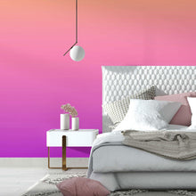 Load image into Gallery viewer, Yellow Purple Gradient Peel & Stick Wallpaper N014079