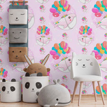 Load image into Gallery viewer, Childlike Whale Peel & Stick Wallpaper N014081