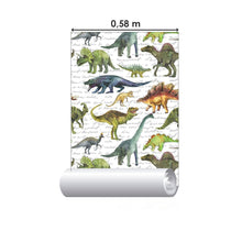 Load image into Gallery viewer, Little Dinosaurs Peel & Stick Wallpaper N014085