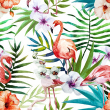 Load image into Gallery viewer, Flamingos Tropical Peel & Stick Wallpaper N014087