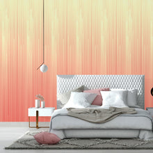 Load image into Gallery viewer, Yellow Salmon 3D Gradient Peel & Stick Wallpaper N014102
