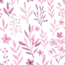 Load image into Gallery viewer, Pink Leaves Peel & Stick Wallpaper N014105