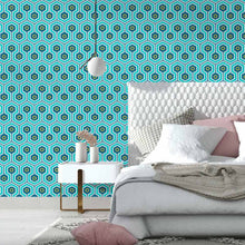 Load image into Gallery viewer, Geometric Retro Peel & Stick Wallpaper N014127