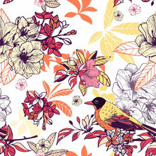 Load image into Gallery viewer, Tropical Floral Peel & Stick Wallpaper N014132