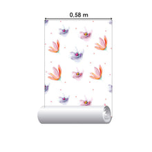 Load image into Gallery viewer, Watercolor Floral Peel & Stick Wallpaper N014134