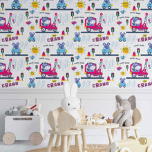 Load image into Gallery viewer, Childlike City Peel & Stick Wallpaper N014138