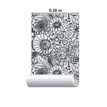 Load image into Gallery viewer, Floral To Color Peel & Stick Wallpaper N014147