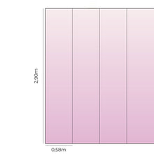 Load image into Gallery viewer, Pink Shades Gradient Peel & Stick Wallpaper N014167