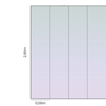 Load image into Gallery viewer, Green Lilac Gradient Peel & Stick Wallpaper N014181