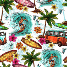 Load image into Gallery viewer, Summer Surf Peel & Stick Wallpaper N014187