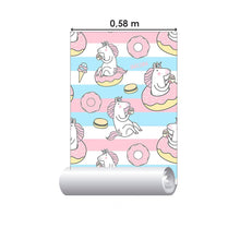 Load image into Gallery viewer, Childlike Unicorns Peel & Stick Wallpaper N014194