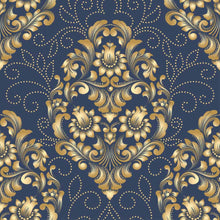 Load image into Gallery viewer, Damask Classic Peel & Stick Wallpaper N014195