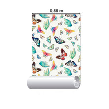 Load image into Gallery viewer, Butterflies Peel & Stick Wallpaper N014203