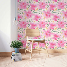 Load image into Gallery viewer, Watercolor Floral Peel & Stick Wallpaper N014204