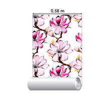 Load image into Gallery viewer, Watercolor Floral Peel & Stick Wallpaper N014209