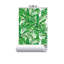 Load image into Gallery viewer, Tropical Leaves Peel & Stick Wallpaper N014210