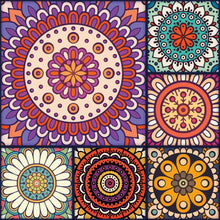 Load image into Gallery viewer, Indian Mandala Colorful Peel & Stick Wallpaper N015038