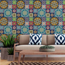 Load image into Gallery viewer, Indian Mandala Colorful Peel & Stick Wallpaper N015039
