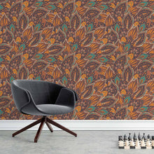 Load image into Gallery viewer, Leaves Abstract Peel & Stick Wallpaper N015048