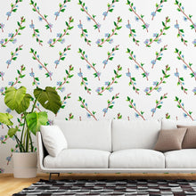 Load image into Gallery viewer, Leaves and Flowers Peel & Stick Wallpaper N015052