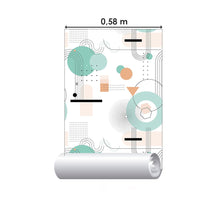Load image into Gallery viewer, Abstract Geometric Shapes Peel & Stick Wallpaper N015056