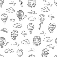Load image into Gallery viewer, Childlike Baloon To Color Peel & Stick Wallpaper N015073