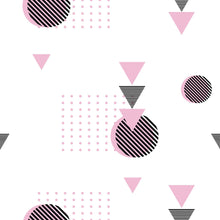 Load image into Gallery viewer, Geometric Teen Peel & Stick Wallpaper N015087