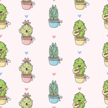 Load image into Gallery viewer, Cactus Plants Peel & Stick Wallpaper N015132