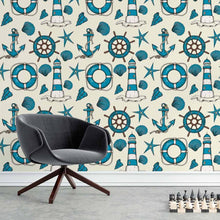 Load image into Gallery viewer, Ocean Marine Peel & Stick Wallpaper N015196