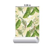 Load image into Gallery viewer, Tropical Leaves Peel & Stick Wallpaper N015199