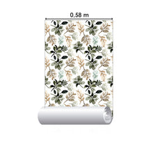 Load image into Gallery viewer, Watercolor Leaves Peel & Stick Wallpaper N015200