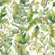 Load image into Gallery viewer, Watercolor Leaves Peel & Stick Wallpaper N015201