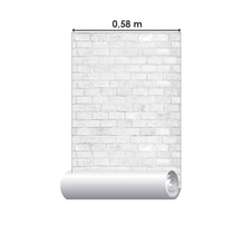 Load image into Gallery viewer, Light Wall Brick Peel & Stick Wallpaper N015203