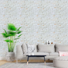 Load image into Gallery viewer, Light Wall Brick Peel & Stick Wallpaper N015204
