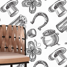 Load image into Gallery viewer, Abstract Leaves Peel & Stick Wallpaper N016016