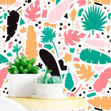 Load image into Gallery viewer, Abstract Leaves Peel & Stick Wallpaper N016038