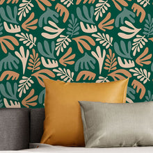 Load image into Gallery viewer, Abstract Leaves Peel & Stick Wallpaper N016050