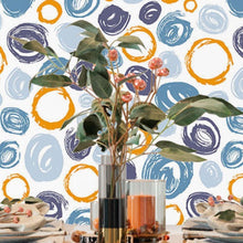 Load image into Gallery viewer, Abstract Dots Peel & Stick Wallpaper N017037