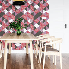 Load image into Gallery viewer, Tropical Mosaic Peel & Stick Wallpaper N04016