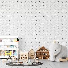 Load image into Gallery viewer, W&B Polka Dots Peel & Stick Wallpaper N04019
