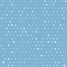 Load image into Gallery viewer, Blue Polka Dots White Peel & Stick Wallpaper N04027