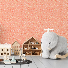 Load image into Gallery viewer, Orange Polka Dots Peel & Stick Wallpaper N04039