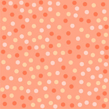 Load image into Gallery viewer, Orange Polka Dots Peel & Stick Wallpaper N04039