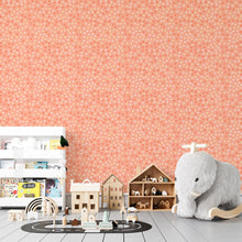 Load image into Gallery viewer, Orange Polka Dots Peel & Stick Wallpaper N04039