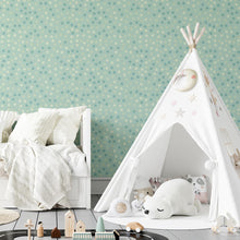 Load image into Gallery viewer, Orange Polka Dots Peel & Stick Wallpaper N04040