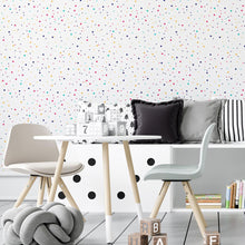 Load image into Gallery viewer, Colorful Polka Dots Peel & Stick Wallpaper N04047