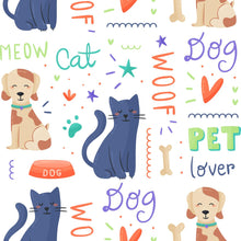 Load image into Gallery viewer, Little Cats and Dogs Peel & Stick Wallpaper N04059