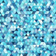 Load image into Gallery viewer, Mosaic Blue Peel & Stick Wallpaper N04076