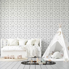 Load image into Gallery viewer, Cactos Black and White Peel & Stick Wallpaper N04077